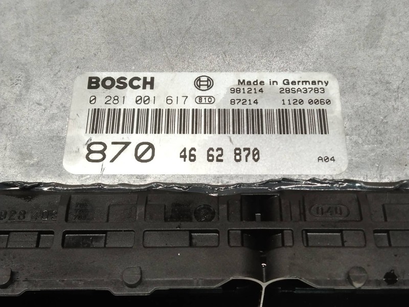 Recambio de centralita motor uce para saab 9-3 berlina 2.0 t sek referencia OEM IAM 0281001617 4662870 870