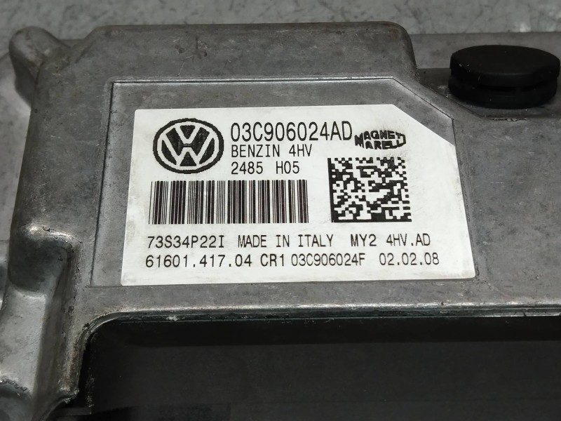Recambio de centralita motor uce para volkswagen polo (9n3) 1.4 16v referencia OEM IAM 03C906024AD 03C906024F 6160141704