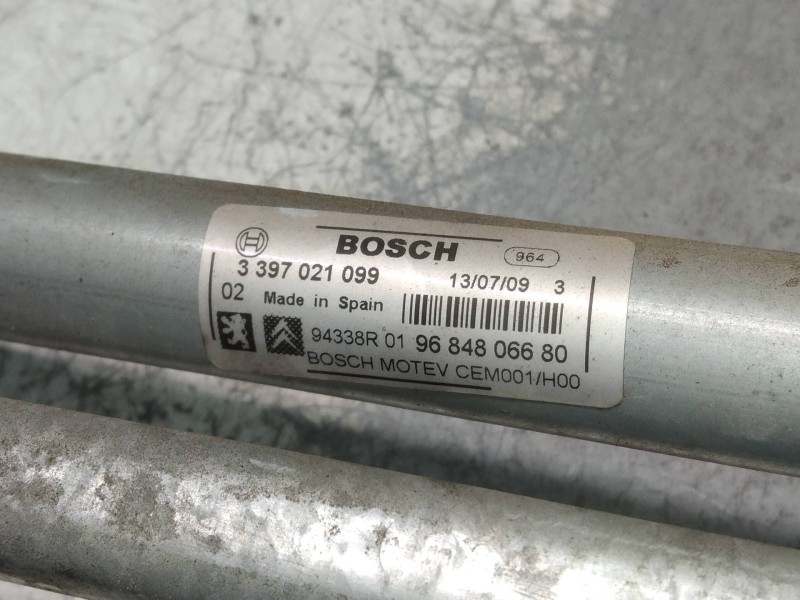 Recambio de motor limpia delantero para peugeot 308 1.6 hdi fap cat (9hz / dv6ted4) referencia OEM IAM 0390241869 9684806680 339
