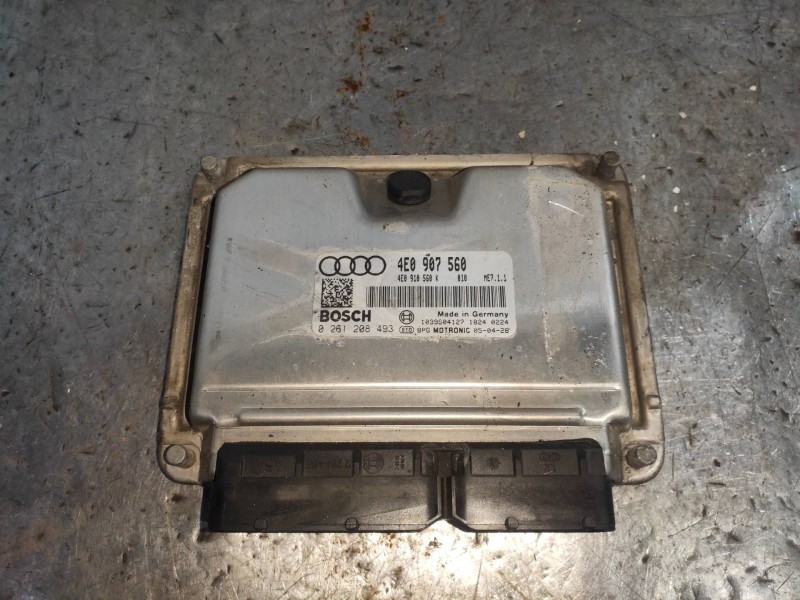 Recambio de centralita motor uce para audi a8 (4e2) 4.2 quattro referencia OEM IAM 0261208493 4E0907560 4E0910560K