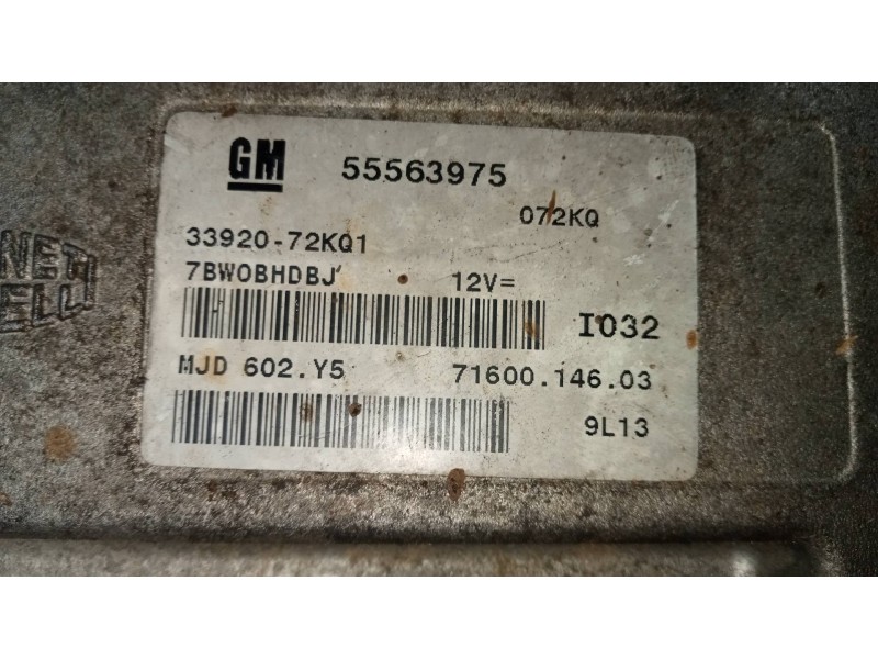Recambio de centralita motor uce para suzuki swift azg (nz) glx referencia OEM IAM 3392072KQ1 55563975 