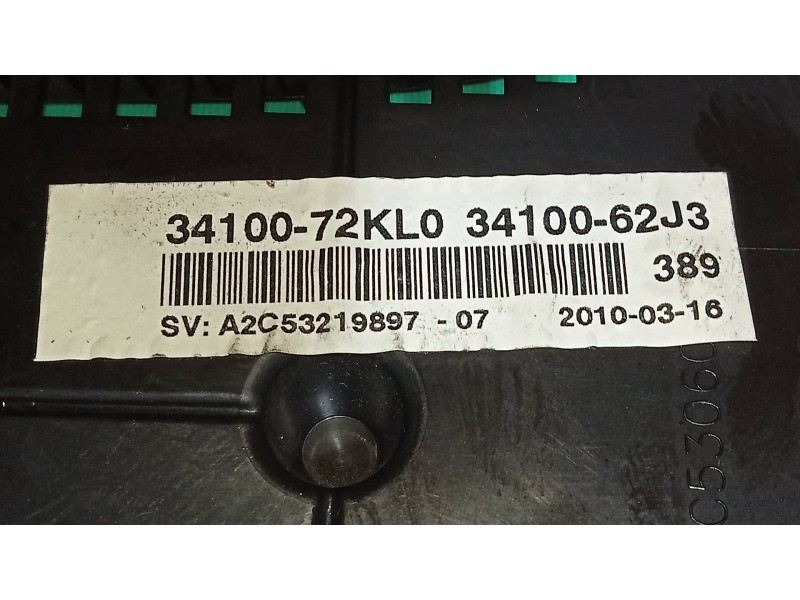 Recambio de cuadro instrumentos para suzuki swift azg (nz) glx referencia OEM IAM 3410072KL0 3410062J3 A2C53219897