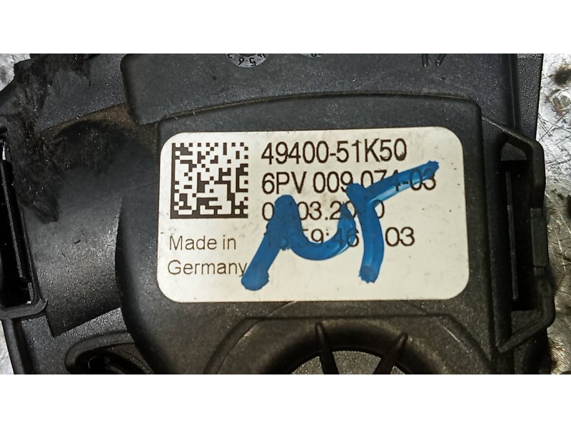 Recambio de potenciometro pedal para suzuki swift azg (nz) glx referencia OEM IAM 4940051K50 6PV00907403 