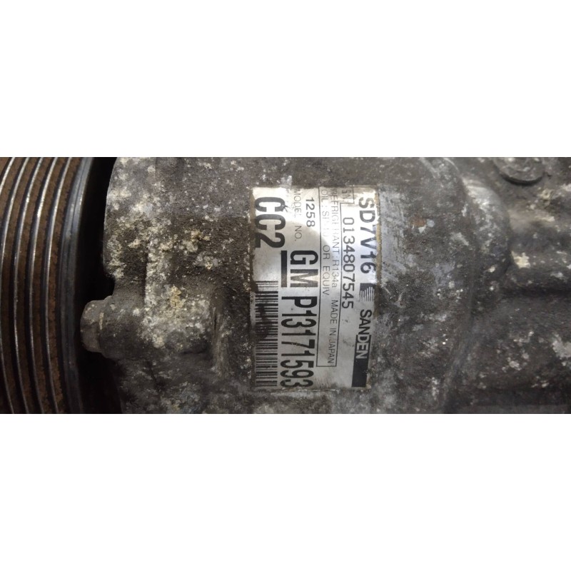 Recambio de compresor aire acondicionado para saab 9-3 sport hatch 1.9 tid linear referencia OEM IAM SD7V161258 P13171593 