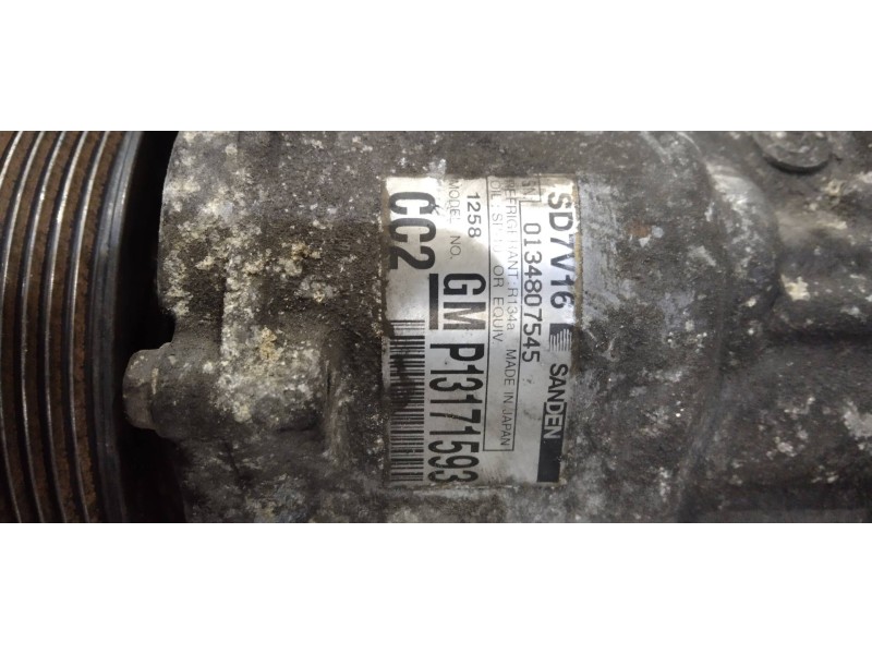 Recambio de compresor aire acondicionado para saab 9-3 sport hatch 1.9 tid linear referencia OEM IAM SD7V161258 P13171593 