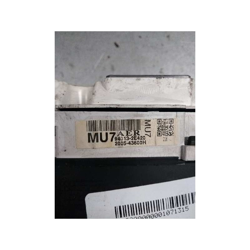 Recambio de cuadro instrumentos para hyundai tucson (jm) 2.0 crdi cat referencia OEM IAM 200543600H MU7 AER 940132E420