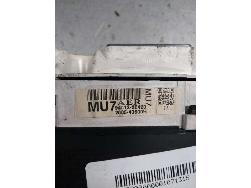Recambio de cuadro instrumentos para hyundai tucson (jm) 2.0 crdi cat referencia OEM IAM 200543600H MU7 AER 940132E420