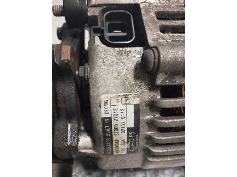 Recambio de alternador para hyundai trajet (fo) 2.0 crdi gls referencia OEM IAM 3720027012  