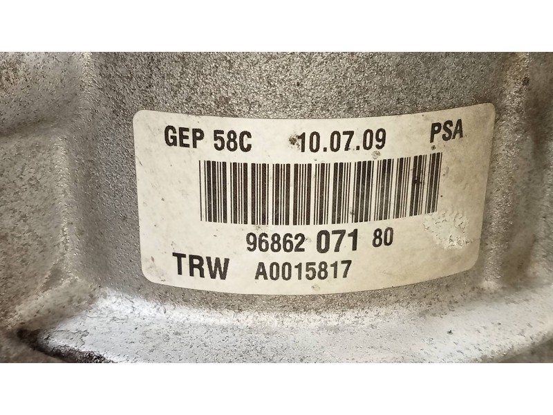 Recambio de bomba direccion para peugeot 308 1.6 hdi fap cat (9hz / dv6ted4) referencia OEM IAM 9686207180  