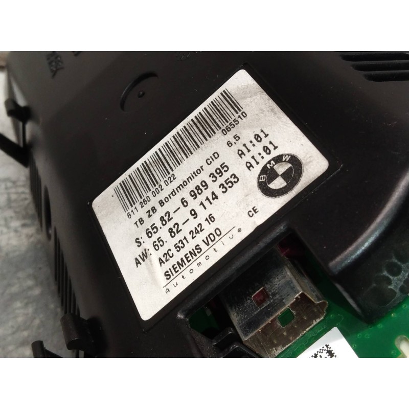 Recambio de pantalla multifuncion para bmw serie 5 berlina (e60) 530d referencia OEM IAM A2C53124216 65826989395 65829114353