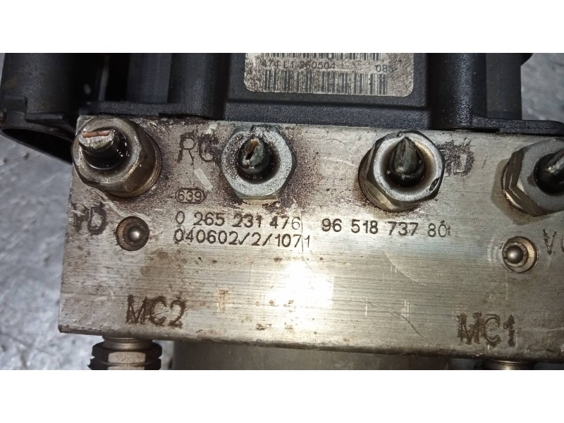 Recambio de abs para peugeot 307 (s1) xr referencia OEM IAM 0265231476 9651873780 9651873780