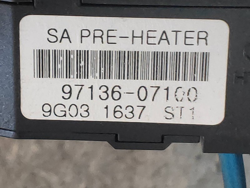 Recambio de resistencia calefaccion para kia picanto 1.1 crdi active referencia OEM IAM 9713607100  