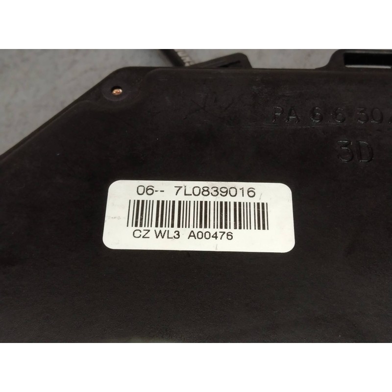 Recambio de motor cierre centralizado trasero derecho para skoda octavia berlina (1z3) active referencia OEM IAM 7L0839016  5P