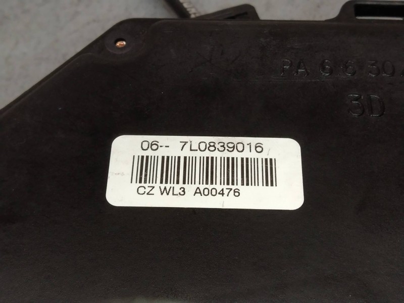 Recambio de motor cierre centralizado trasero derecho para skoda octavia berlina (1z3) active referencia OEM IAM 7L0839016  5P