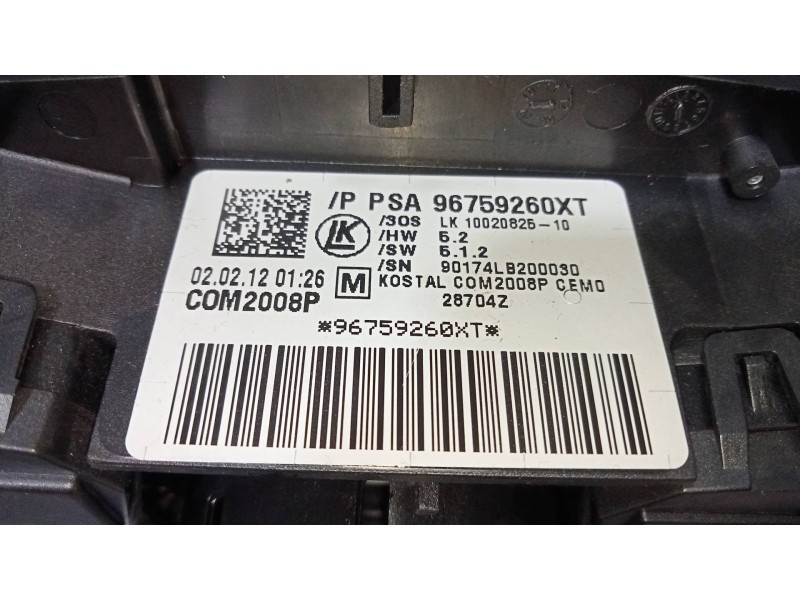 Recambio de mando luces para peugeot 508 active referencia OEM IAM 96759260XT COM2008P 