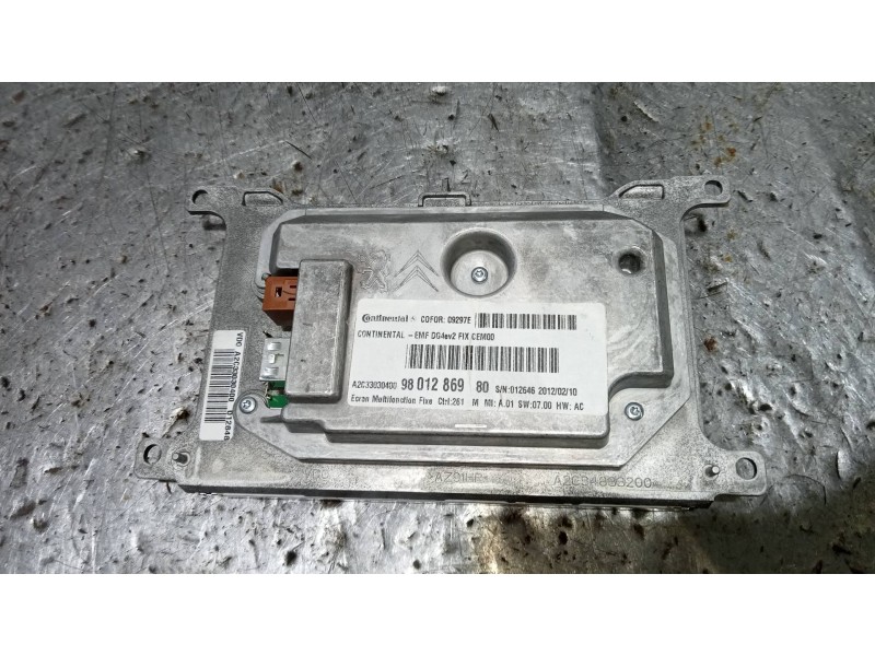 Recambio de pantalla multifuncion para peugeot 508 active referencia OEM IAM 9801286980 A2C33030400 
