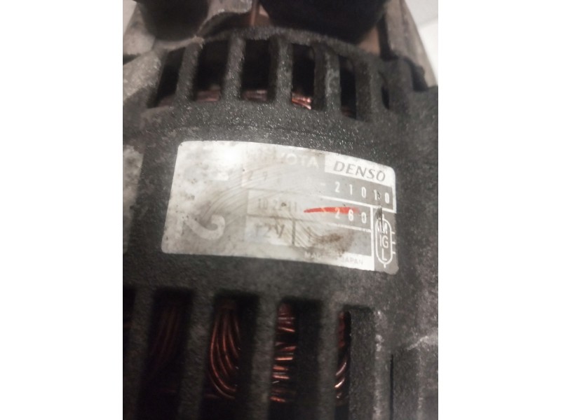 Recambio de alternador para toyota yaris (ncp1/nlp1/scp1) 1.3 t3 referencia OEM IAM 2706021010  
