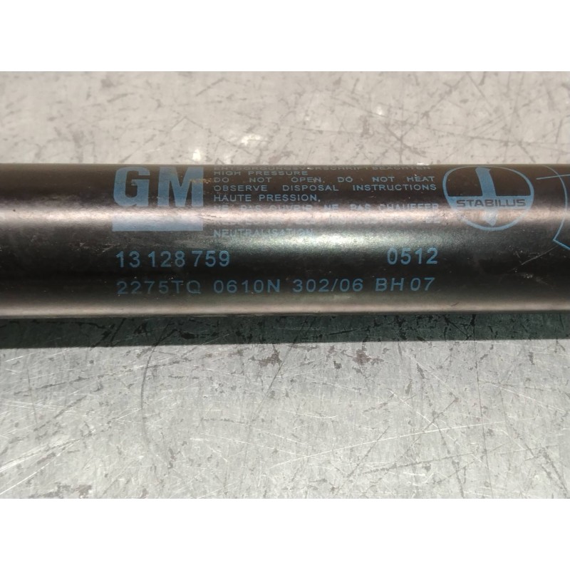 Recambio de amortiguadores maletero / porton para opel zafira b 1.8 16v referencia OEM IAM 13128759  610N