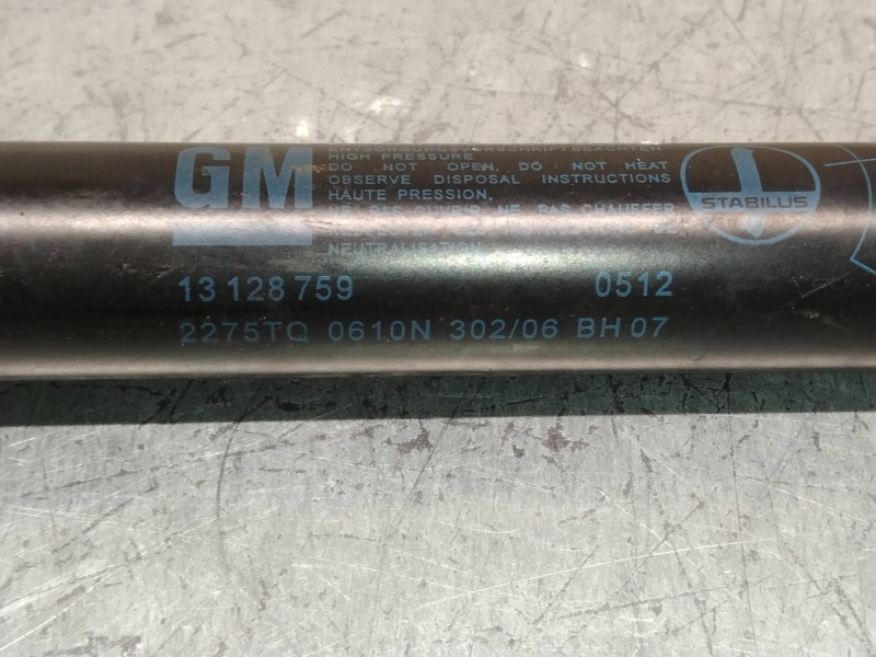Recambio de amortiguadores maletero / porton para opel zafira b 1.8 16v referencia OEM IAM 13128759  610N
