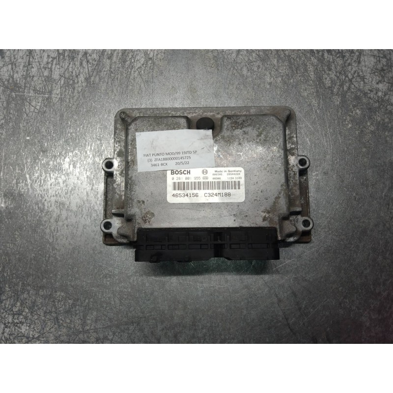 Recambio de centralita motor uce para fiat punto berlina (188) 1.9 d (i) referencia OEM IAM 0281001955 46534156 C324M188
