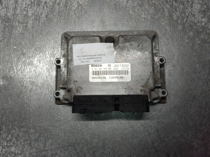 Recambio de centralita motor uce para fiat punto berlina (188) 1.9 d (i) referencia OEM IAM 0281001955 46534156 C324M188