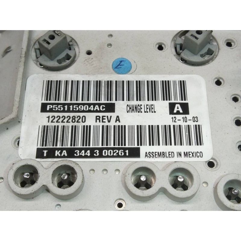 Recambio de mando calefaccion / aire acondicionado para jeep gr.cherokee (wj/wg) 2.7 crd limited referencia OEM IAM P55115904AC 