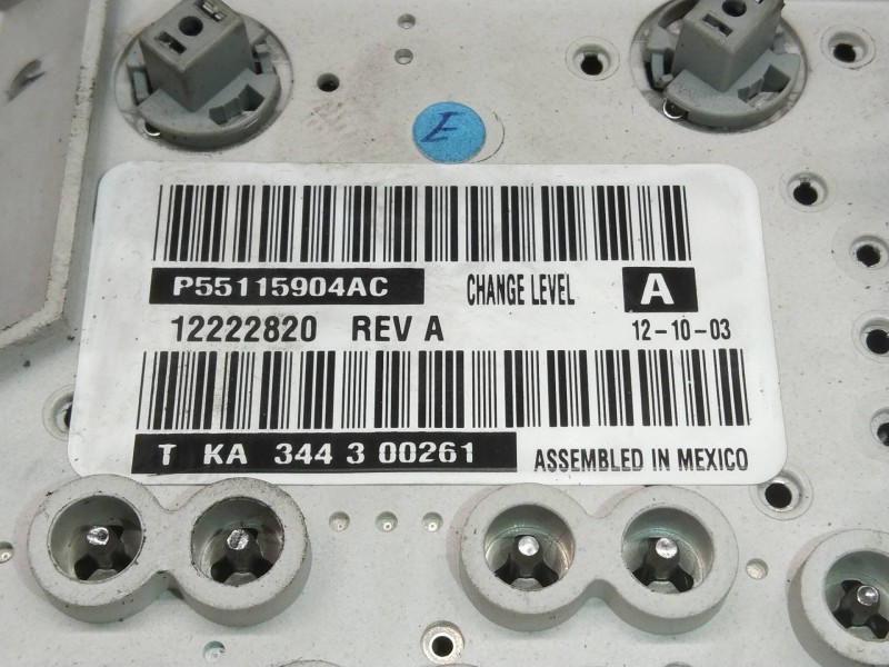 Recambio de mando calefaccion / aire acondicionado para jeep gr.cherokee (wj/wg) 2.7 crd limited referencia OEM IAM P55115904AC 