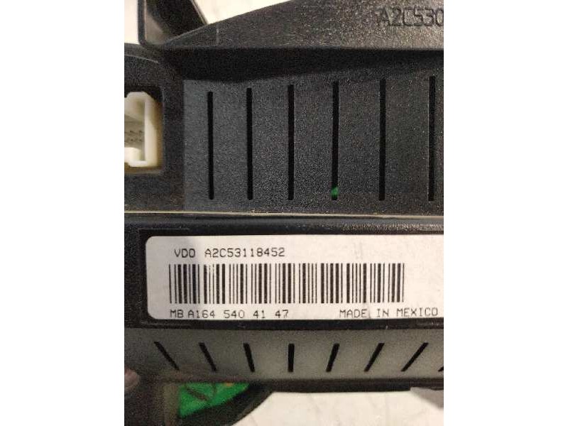 Recambio de cuadro instrumentos para mercedes clase m (w164) 320 / 350 cdi (164.122) referencia OEM IAM A2C53118452 A1645404147 