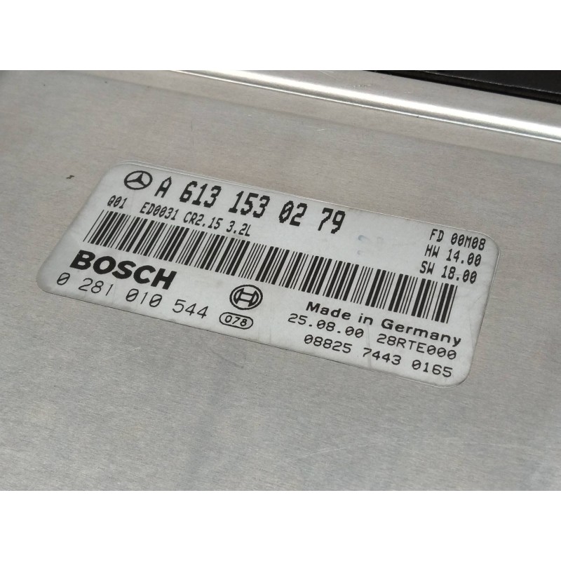 Recambio de centralita motor uce para mercedes clase e (w210) berlina diesel 320 cdi (210.026) referencia OEM IAM 0281010544 A61