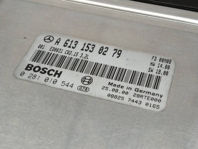 Recambio de centralita motor uce para mercedes clase e (w210) berlina diesel 320 cdi (210.026) referencia OEM IAM 0281010544 A61