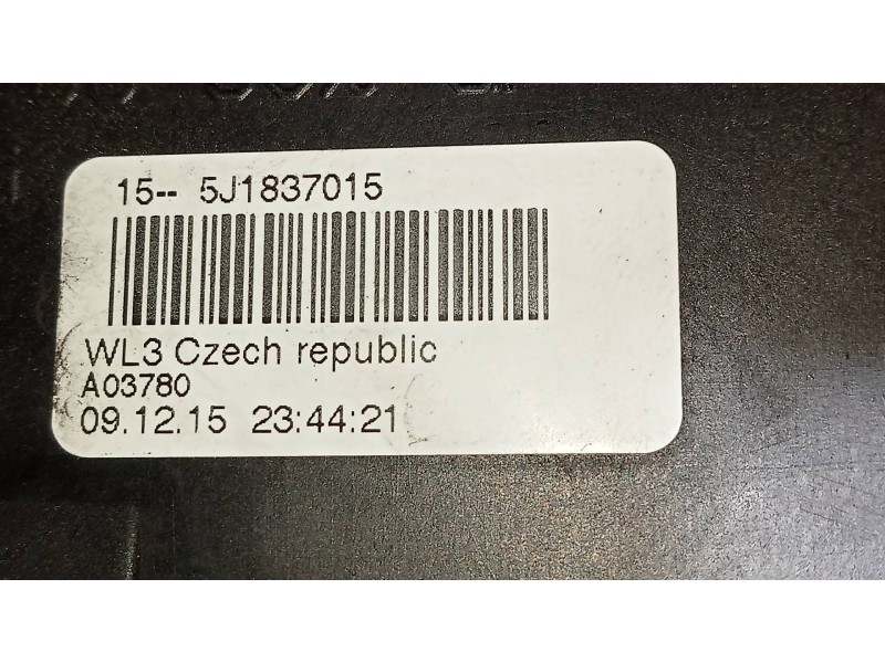 Recambio de motor cierre centralizado delantero izquierdo para skoda roomster (5j7) family referencia OEM IAM 5J1837015  