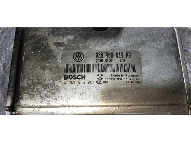 Recambio de centralita motor uce para skoda roomster (5j7) family referencia OEM IAM 0281013081 038906019NR 