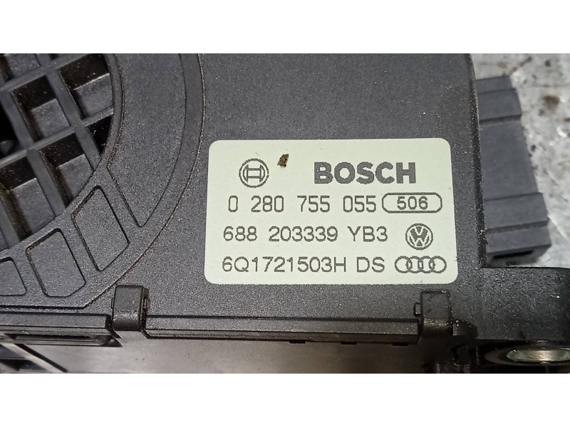 Recambio de potenciometro pedal para skoda roomster (5j7) family referencia OEM IAM 0280755055 6Q1721503H 