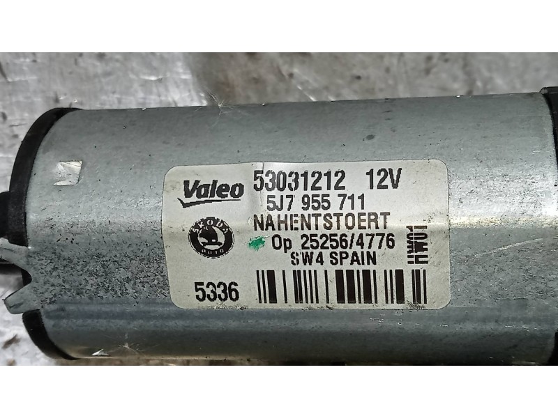 Recambio de motor limpia trasero para skoda roomster (5j7) family referencia OEM IAM 5J7955711 53031212 