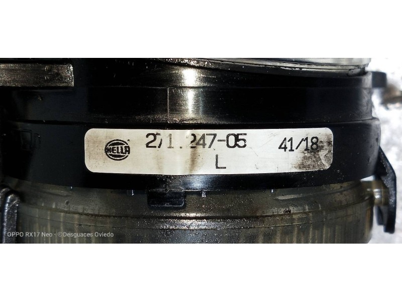 Recambio de faro antiniebla izquierdo para skoda roomster (5j7) family referencia OEM IAM 27124705  