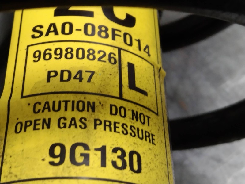 Recambio de amortiguador delantero izquierdo para chevrolet aveo ls referencia OEM IAM 96980826  