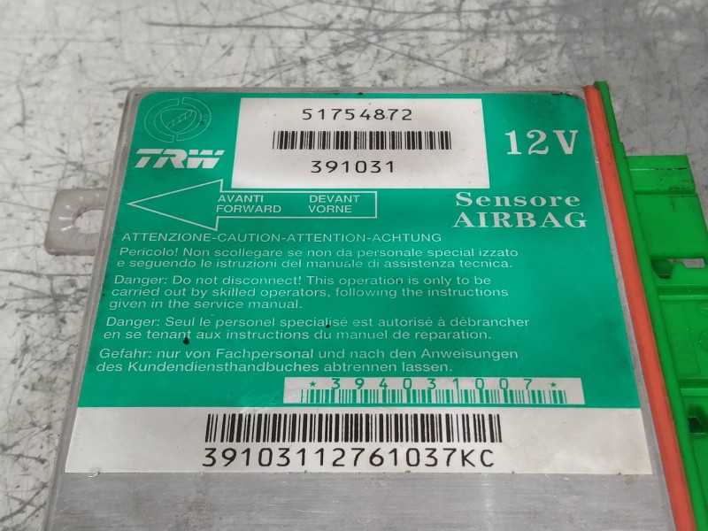 Recambio de kit airbag para fiat grande punto (199) 1.4 referencia OEM IAM 51754872 391031 