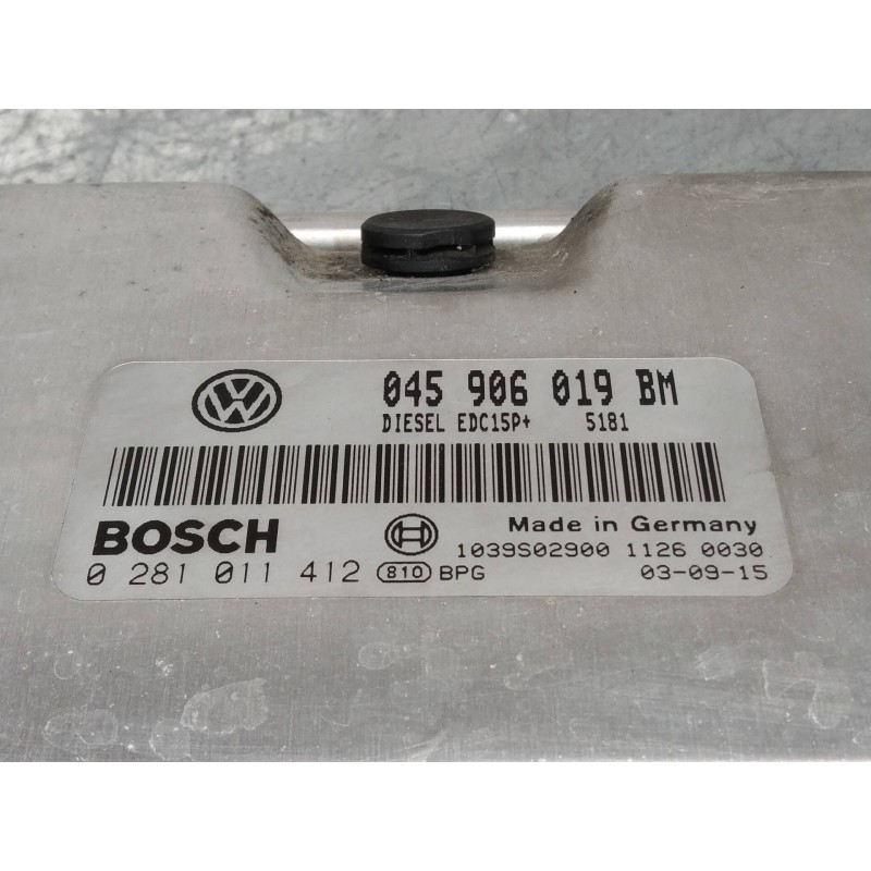 Recambio de centralita motor uce para skoda fabia (6y2/6y3) 1.4 tdi cat (amf) referencia OEM IAM 0281011412 045906019BM EDC15P