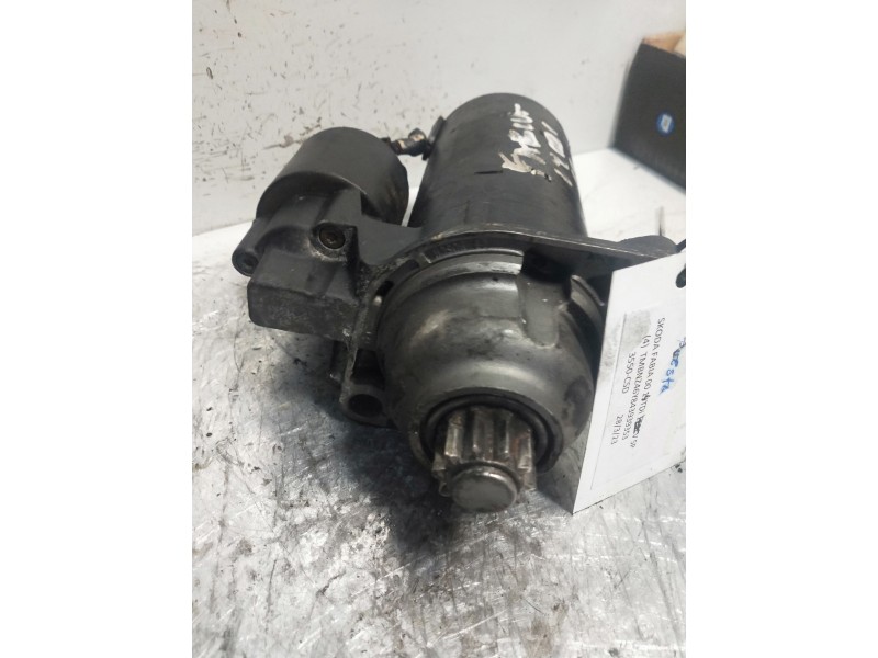 Recambio de motor arranque para skoda fabia (6y2/6y3) 1.4 tdi cat (amf) referencia OEM IAM   