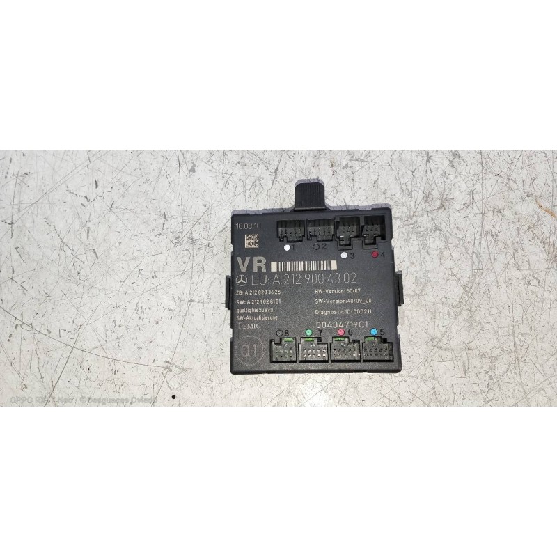 Recambio de modulo electronico para mercedes clase glk (w204) glk glk 220 cdi be (204.902) referencia OEM IAM A2129004302 A21282