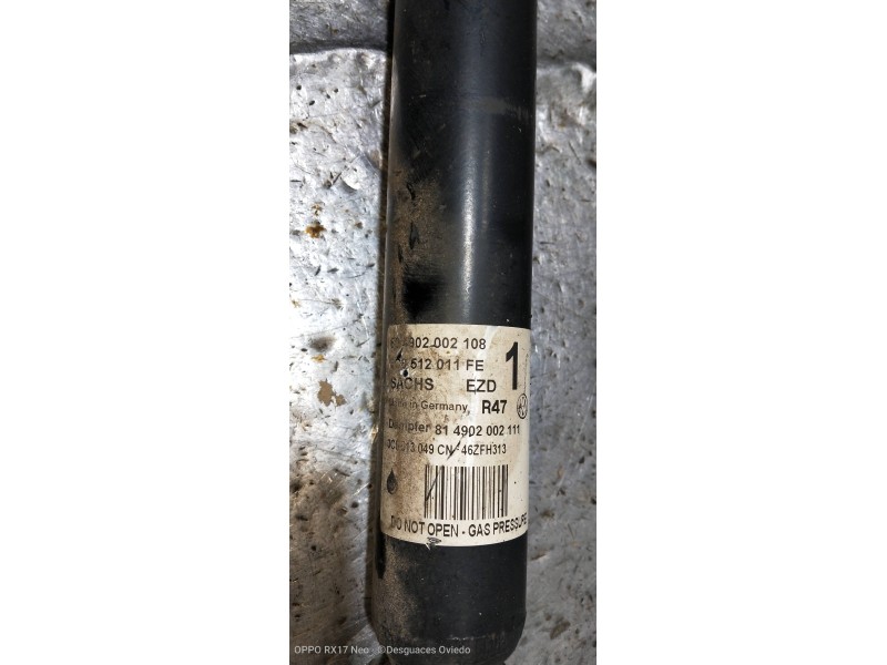 Recambio de amortiguador trasero derecho para volkswagen passat lim. (362) 2.0 tdi referencia OEM IAM 3C0512011FE 3C0513049CN 
