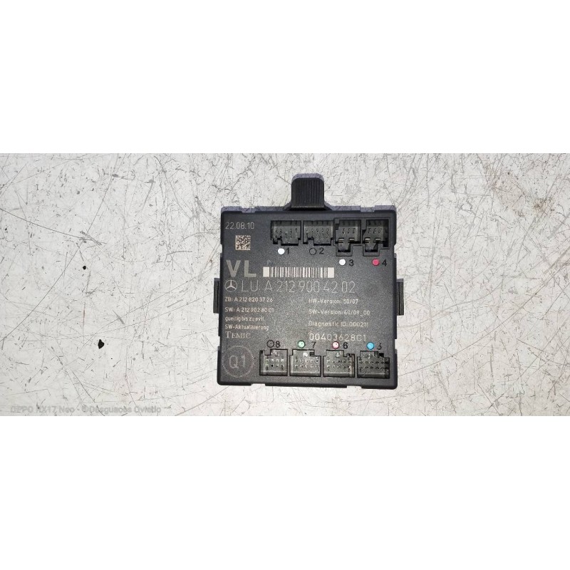 Recambio de modulo electronico para mercedes clase glk (w204) glk glk 220 cdi be (204.902) referencia OEM IAM A2129004202 A21282