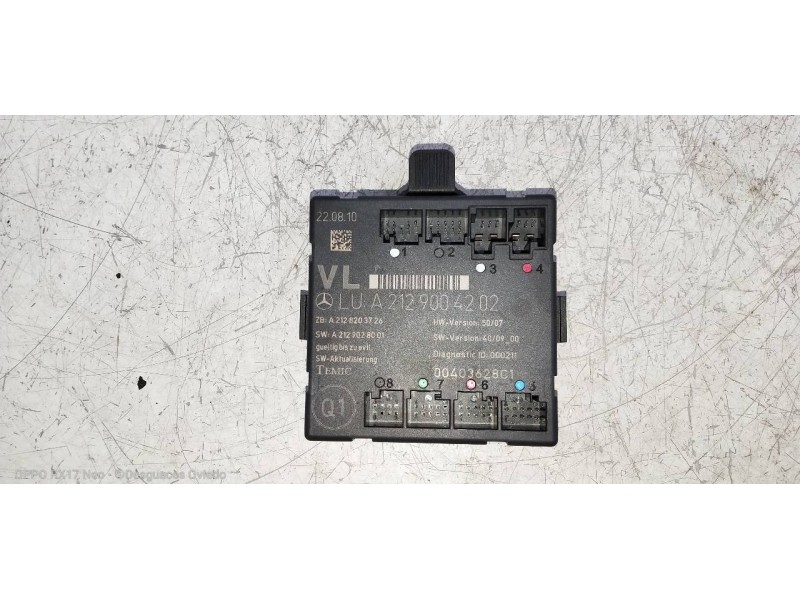 Recambio de modulo electronico para mercedes clase glk (w204) glk glk 220 cdi be (204.902) referencia OEM IAM A2129004202 A21282