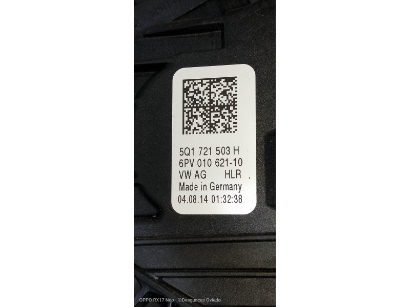 Recambio de potenciometro pedal para audi a3 (8v) ambiente referencia OEM IAM   