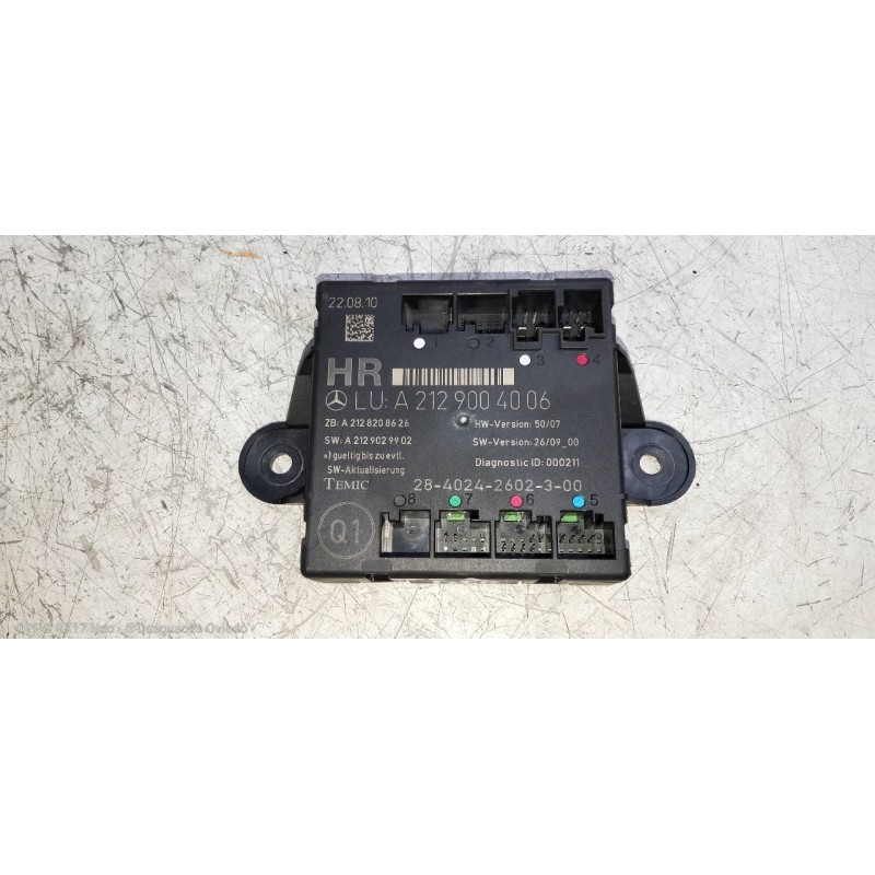 Recambio de modulo electronico para mercedes clase glk (w204) glk glk 220 cdi be (204.902) referencia OEM IAM A2129004006 A21282