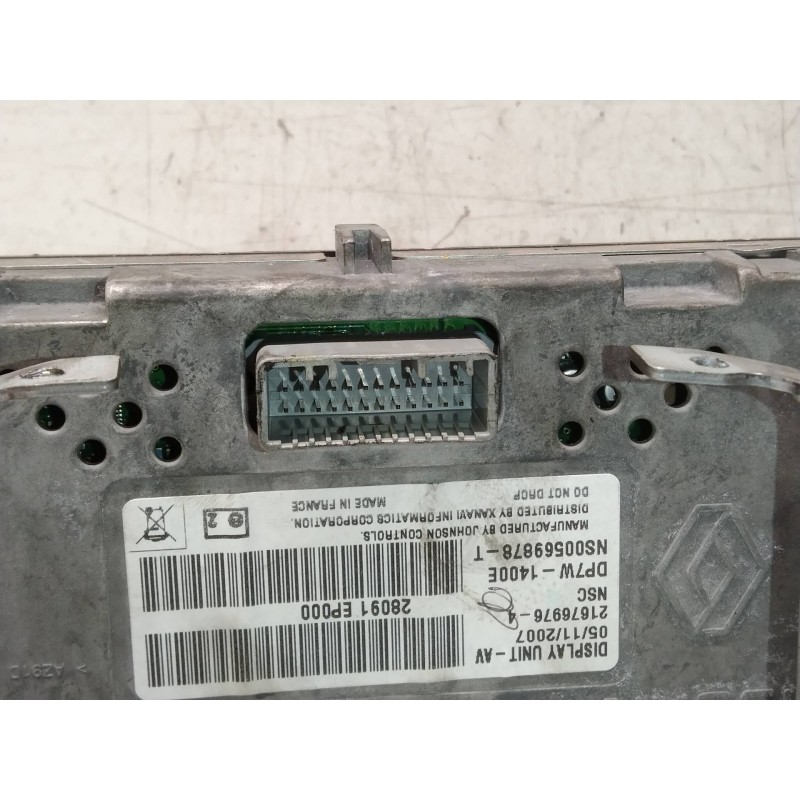 Recambio de pantalla multifuncion para nissan qashqai (j10) 2.0 dci turbodiesel cat referencia OEM IAM 216769764 DP7W1400E 