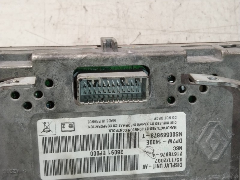 Recambio de pantalla multifuncion para nissan qashqai (j10) 2.0 dci turbodiesel cat referencia OEM IAM 216769764 DP7W1400E 