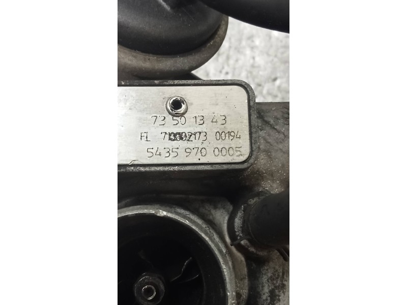 Recambio de turbocompresor para fiat idea (135) 1.3 jtd cat referencia OEM IAM   
