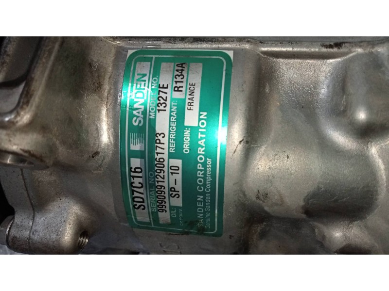 Recambio de compresor aire acondicionado para citroen c8 referencia OEM IAM SD7C161327E 1327E  Recambio de compresor aire acondicionado para citroen c8 referencia OEM IAM SD7C161327E 1327E