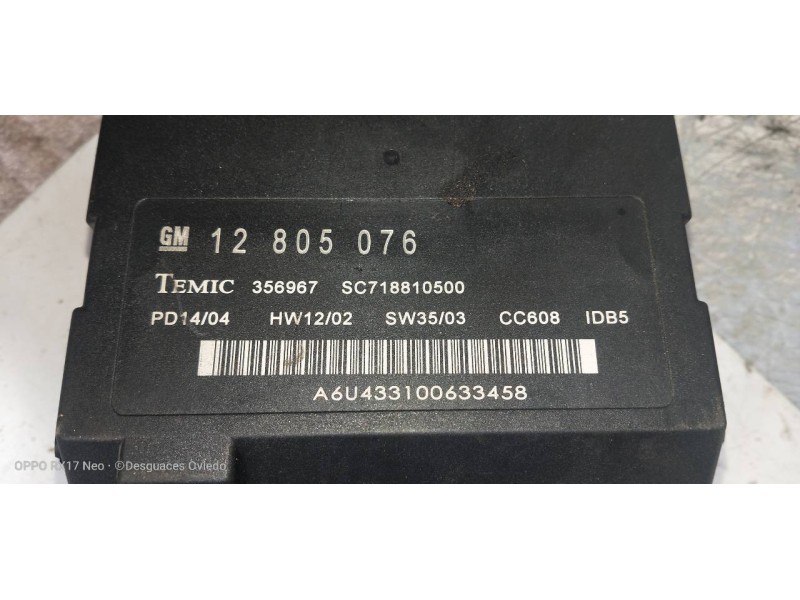 Recambio de caja reles / fusibles para saab 9-3 berlina 2.2 tid arc referencia OEM IAM 518820022 12798346 12805076 